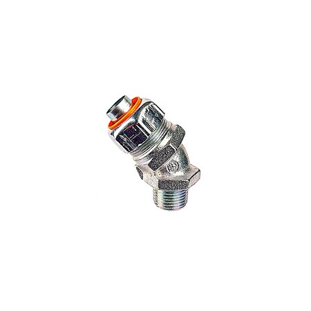 Abb 1/2IN 45-DEG LIQ-TIGHT, PUSH-IN STL,  5242-PT